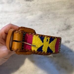 Made in Guatemala leather belt
